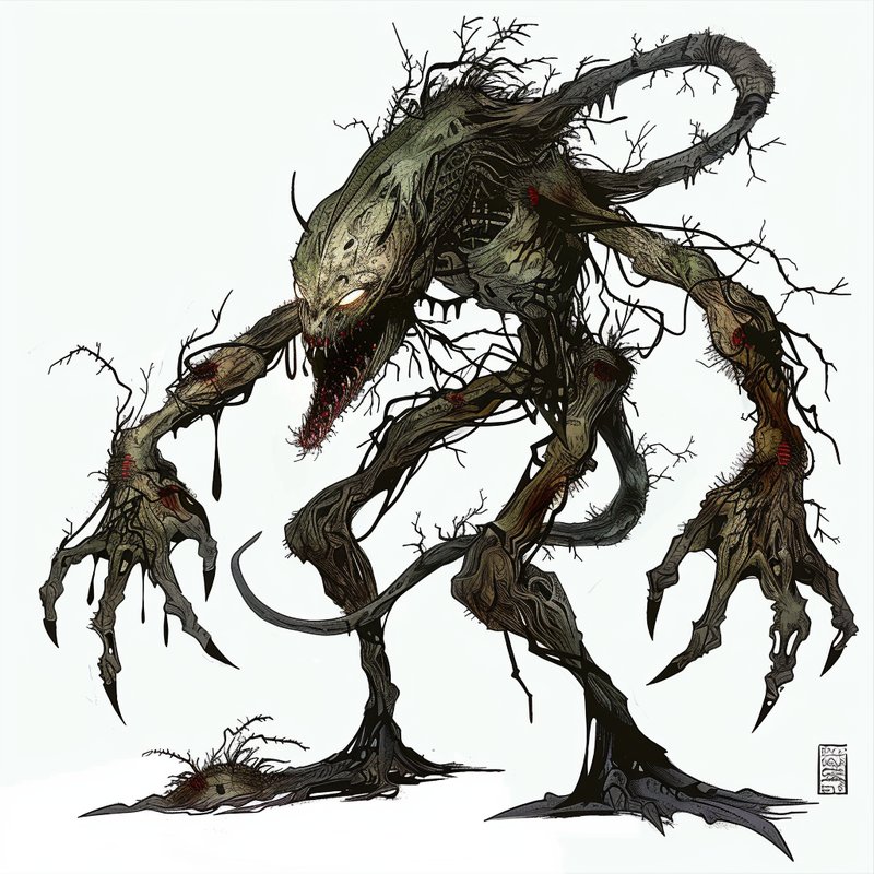 A Wyrdshaped creature of the Gloamwood