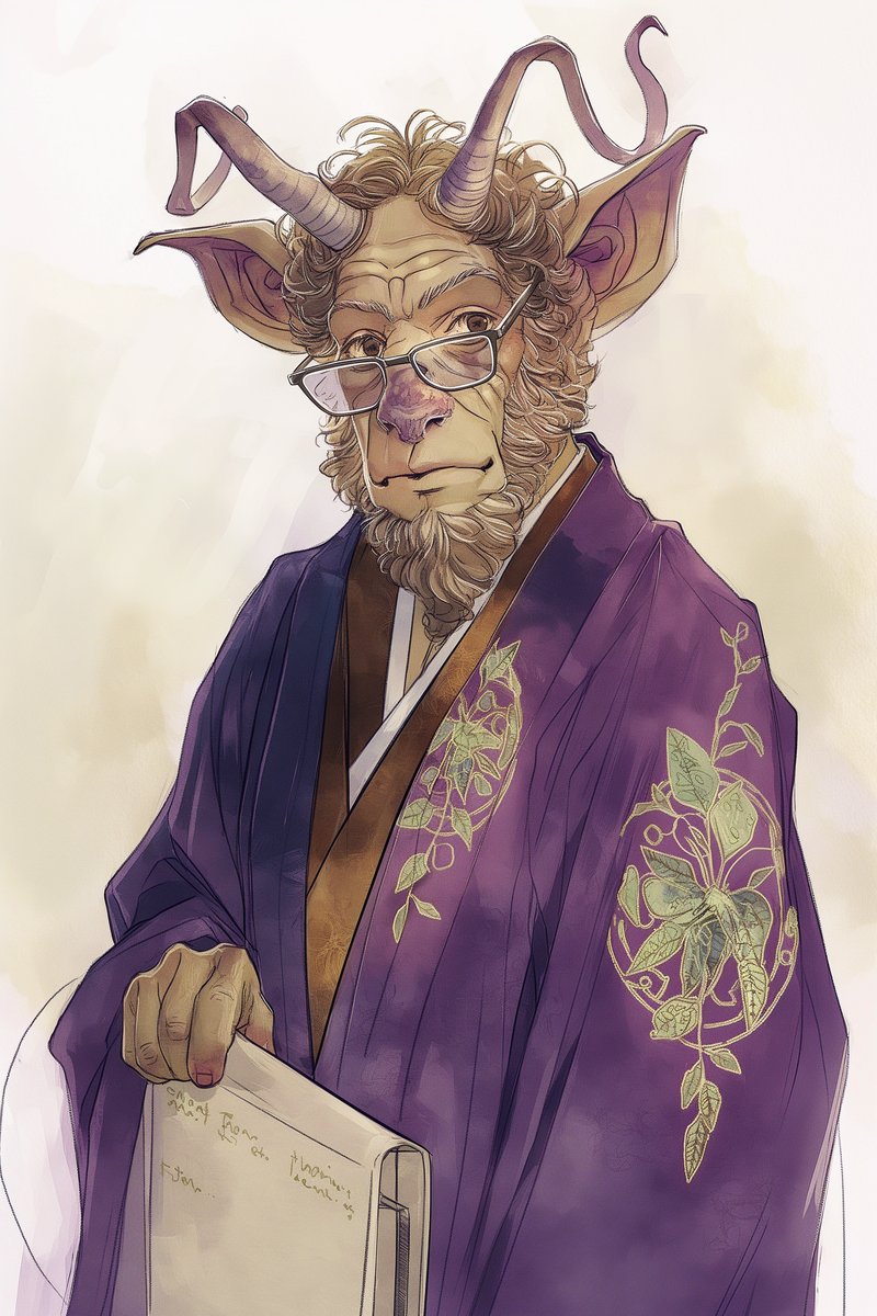 A Satyr philosopher