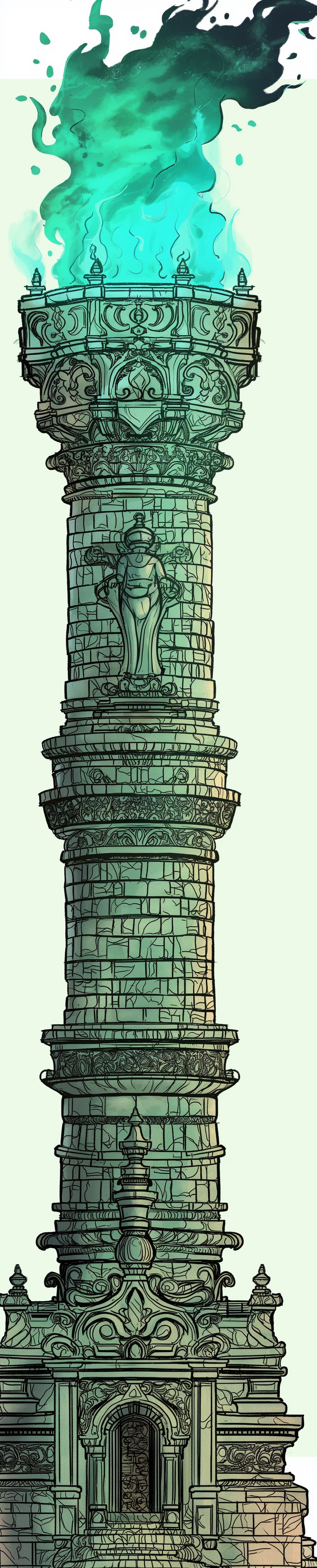 A Prakashtat lighthouse